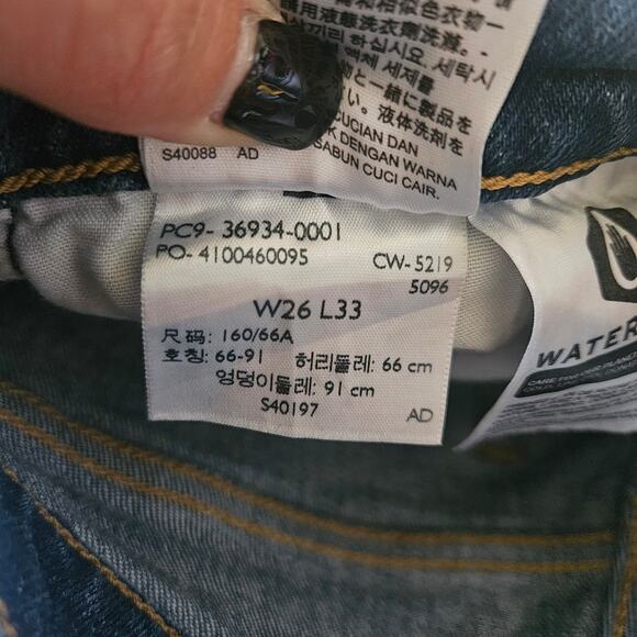 Levi's Premium Ribcage Bootcut Women's Jeans 26x33 - Picture 4 of 8